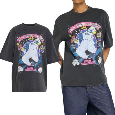 Adidas Disney Villains Tee 女款 黑色 迪士尼反派 印花 寬鬆 水洗 T恤 短袖 KS4184