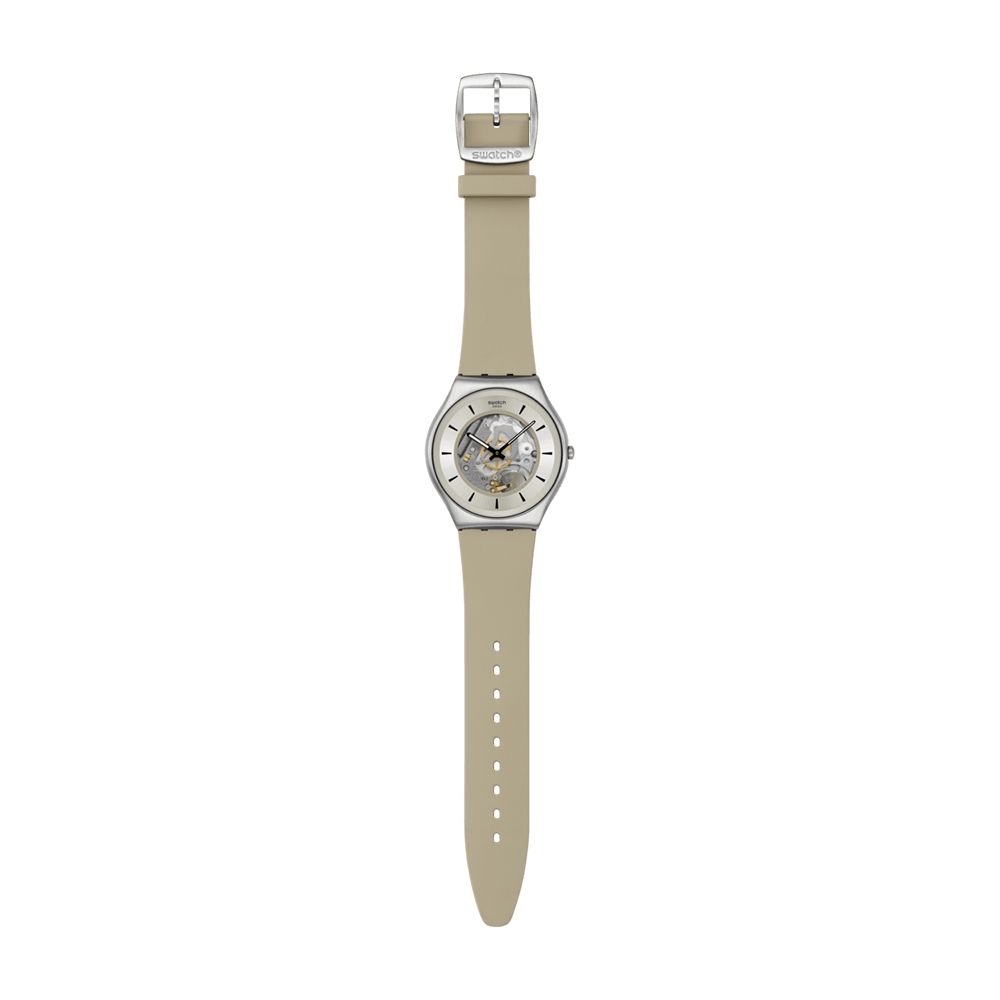 Swatch QUARTZICLE 超薄金屬手錶/男錶/女錶/瑞士製造SS07S145 (42mm
