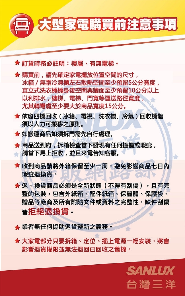 SANLUX台灣三洋 SR-C250BV1A - 詳情1