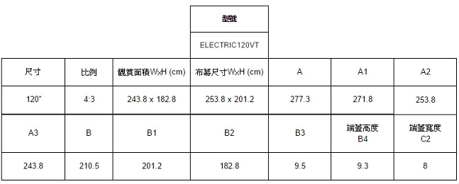 ELITE SCREENS億立銀幕 E120VT - 詳情5