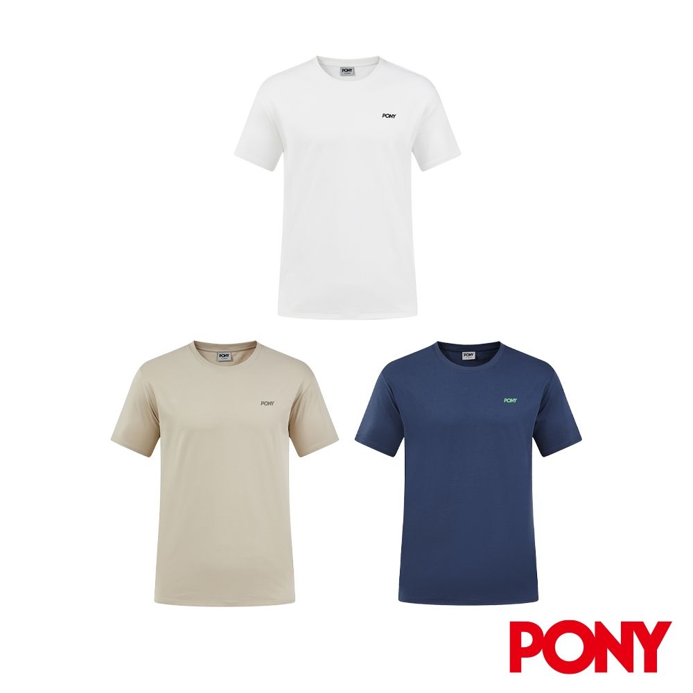 【PONY】小空調冰棉T 抑菌抗臭 冰感顆料降溫 山系剪影 男款 -三色