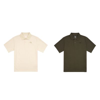 【The North Face 官方旗艦】線上獨家款｜北面男款FLASHDRY速乾排汗休閒短袖POLO衫(兩款任選)