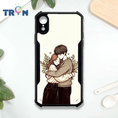 TRON iPhone XR 情侶擁抱-1 四角防摔 機甲殼 軟硬殼 手機殼