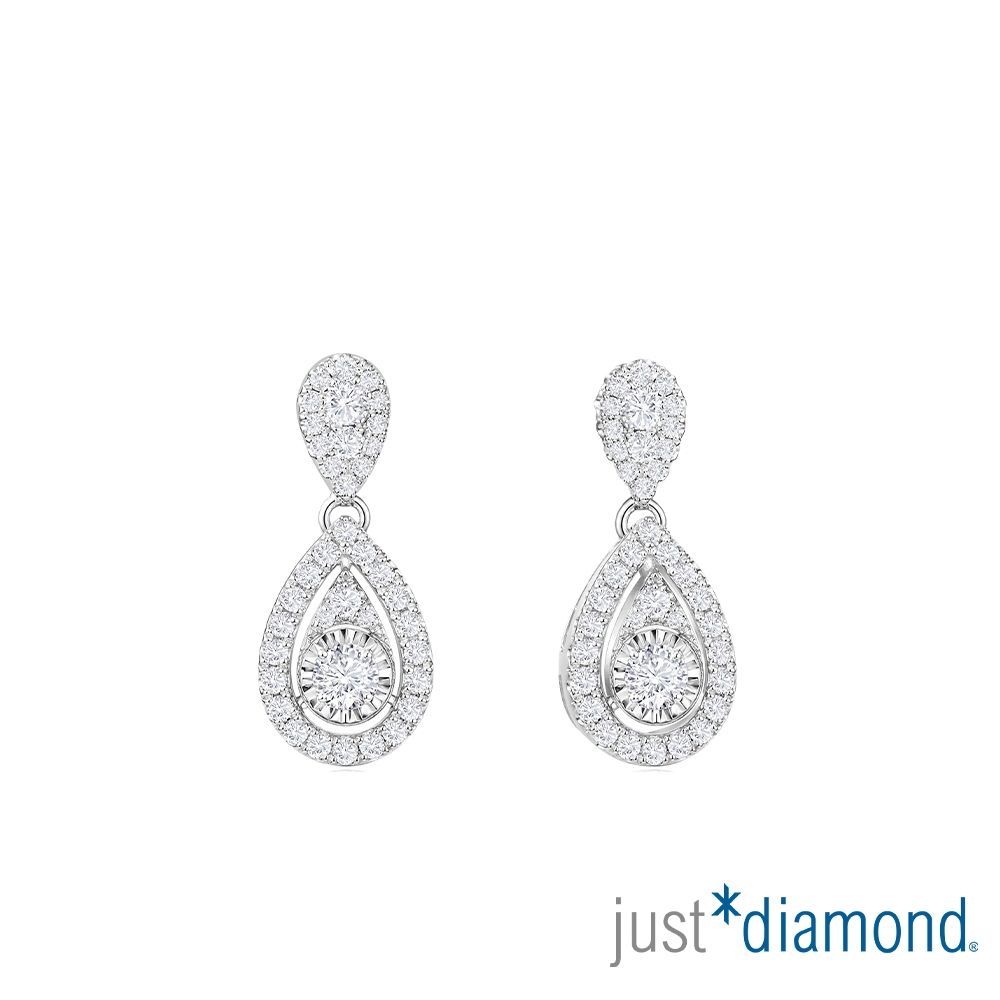 【Just Diamond】晶露 鑽石耳環