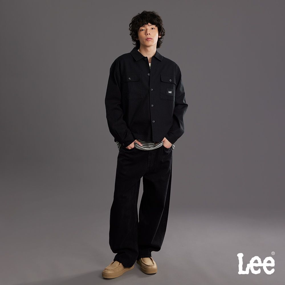 Lee 男款 繭型牛仔褲 深藍洗水 LB617102567