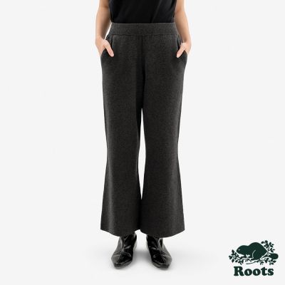 Roots 女裝- BOWEN KICK FLARE 長褲-炭灰色