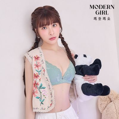 瑪登瑪朵 啵提 集中穩定內衣 A-D75 罩杯(霜霧綠)