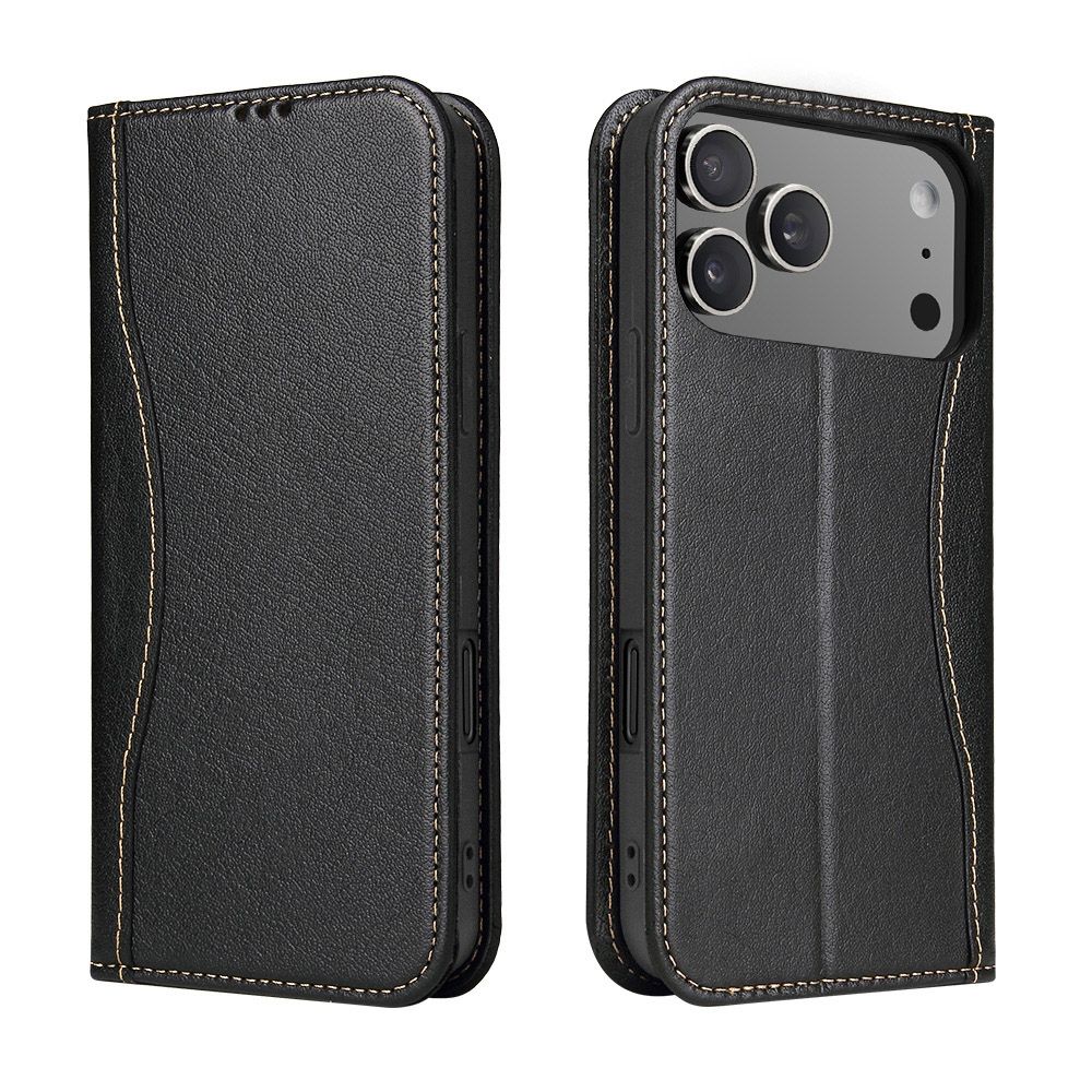 Fierre Shann 新西槍系列 iPhone 17系列 磁吸側掀 手工真皮皮套
