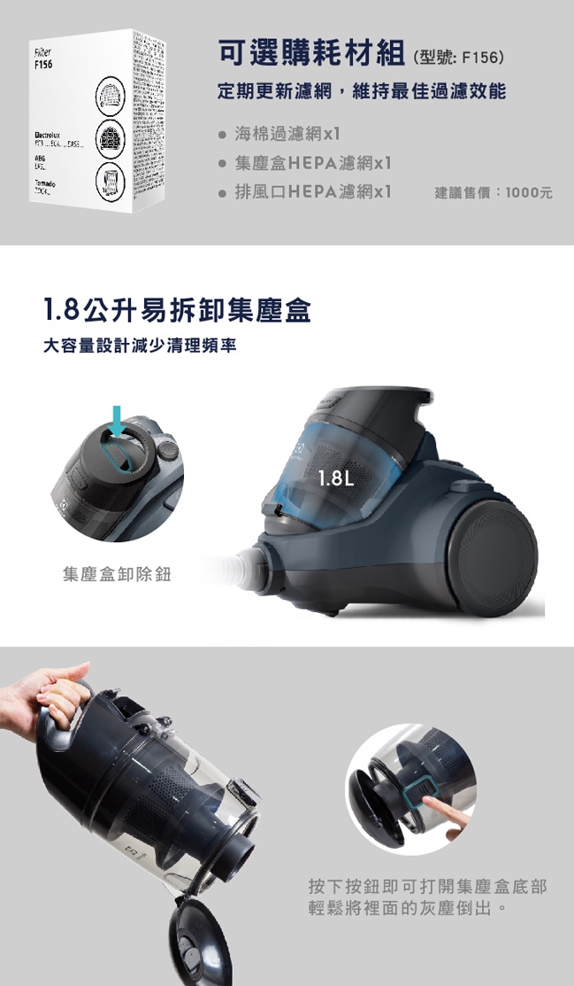 Electrolux伊萊克斯 EC41-4DB - 詳情2