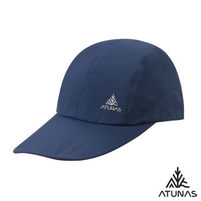 【ATUNAS 歐都納】GORE-TEX PACLITE折疊便帽A1AHHH02N丈藍/防曬/遮陽帽/鴨舌帽/超輕透氣/防水