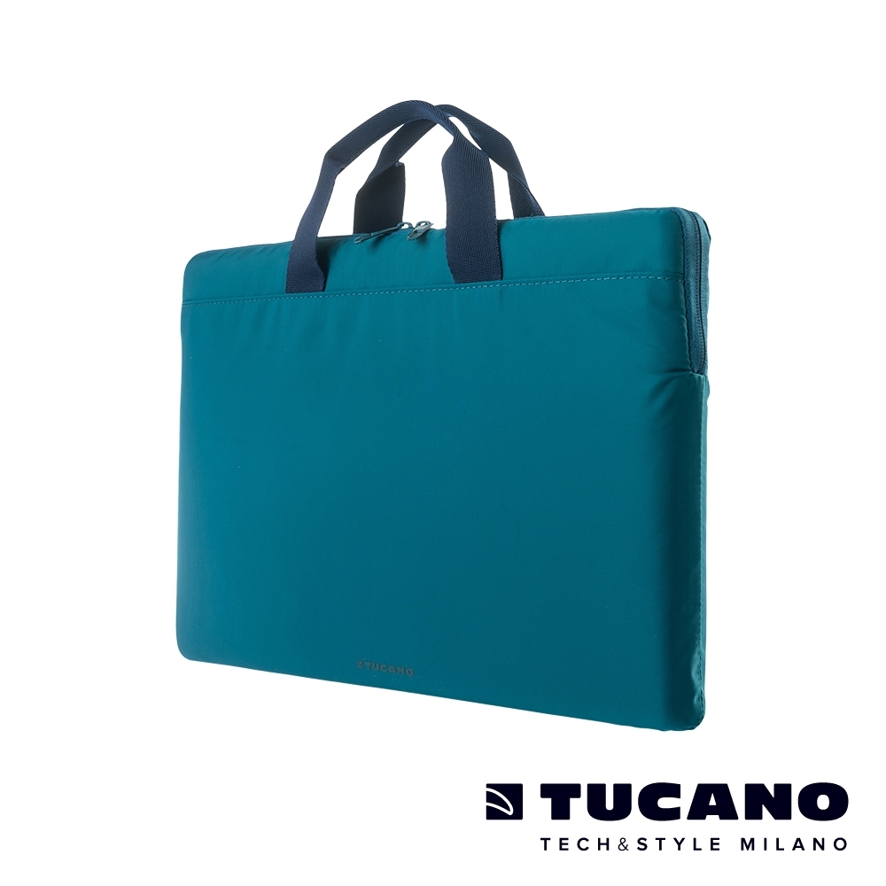 TUCANO MINILUX 極簡輕便尼龍手提內袋 13-14吋(可側背)-藍