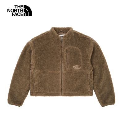 The North Face 官方旗艦 北面女款棕色抓絨外套｜8ESPBOW