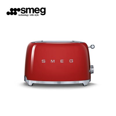 【SMEG】義大利復古美學 2片式烤麵包機-魅惑紅_TSF01RDUS