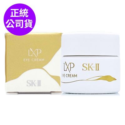 SK-II LXP 凝時金緻眼霜 3g，專為成人設計，適用於臉部眼部，提供高階保養，改善細紋與暗沉，讓眼部肌膚更緊緻明亮。正統公司貨，品質有保障，適合各種膚質使用。