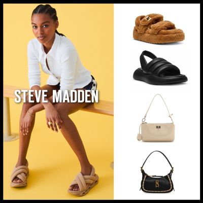 STEVE MADDEN 潮出高顏值！厚底鞋＋小包穿搭必收款