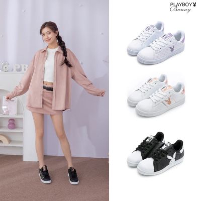 PLAYBOY 百搭兔兔小白鞋-3款