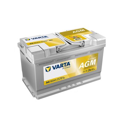 德國VARTA華達 A6 F21 AGM 80AH LN4汽車電瓶 怠速熄火車 Start-Stop 德國製造電池
