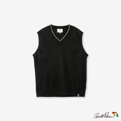 Arnold Palmer -男裝-喀什米爾混紡V領背心-多色選(時時樂限定)