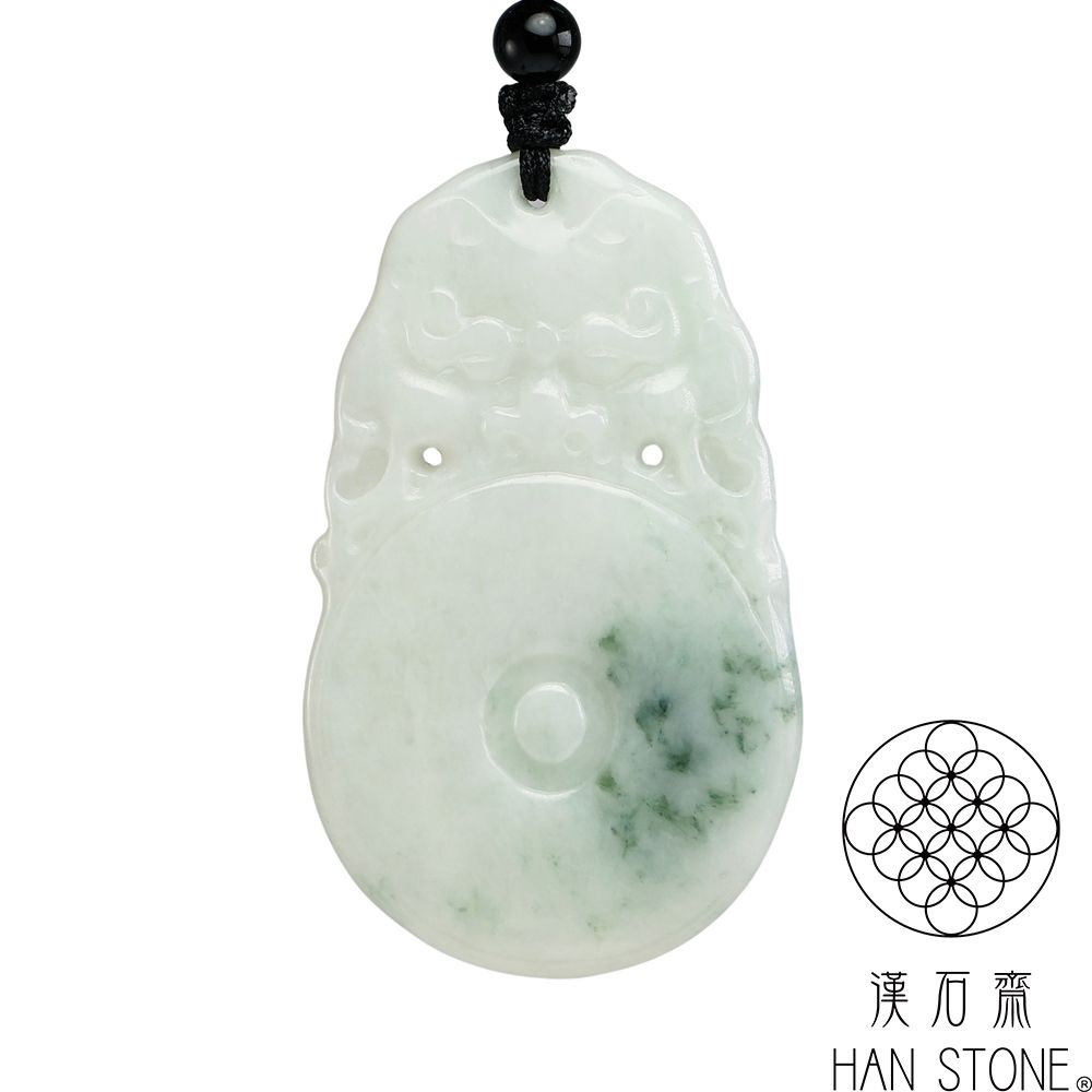 天然石　本翡翠　翡翠　A貨　花件　縁起　彫刻　ノリゲ　韓国　玉 漢石齋】天然翡翠A貨福貝玉佩吊墜飄花種(34*56*5mm) | 漢石齋| Yahoo