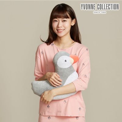 YVONNE 以旺傢飾 海鸚鵡午安枕-迷霧灰