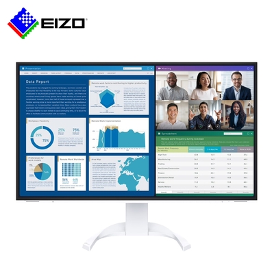 EIZO FlexScan EV3240X 白色 32吋4K低藍光低閃頻護眼/USB TypeC