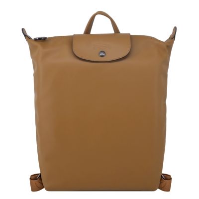 LONGCHAMP LE PLIAGE XTRA系列牛皮後背包(中/煙草棕)