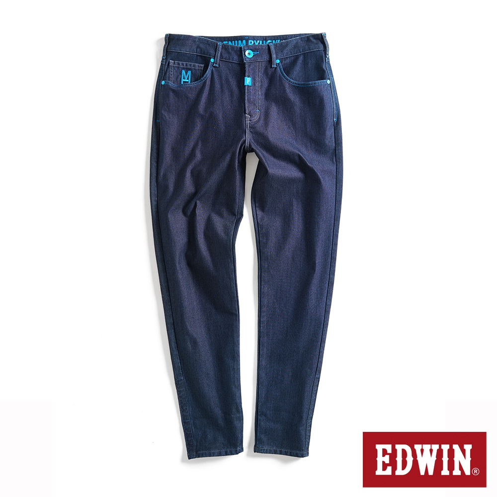 EDWIN 男裝 大師系列 JERSEYS迦績 透氣超彈性錐形褲-原藍磨