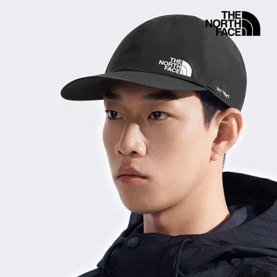 【The North Face 官方旗艦】 北面男女款黑色舒適透氣運動帽｜8GMD4H0