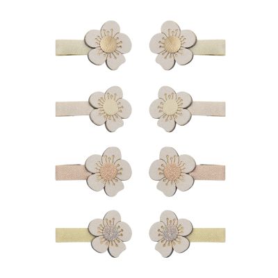 英國Mimi & Lula SS26 花漾花園-質感小花迷你髮夾8入