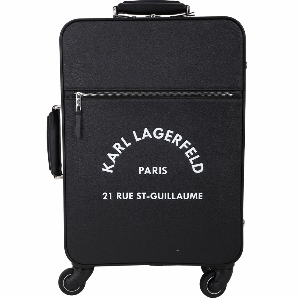 KARL LAGERFELD Rue St Guillaume 住址系列行李箱(黑色)