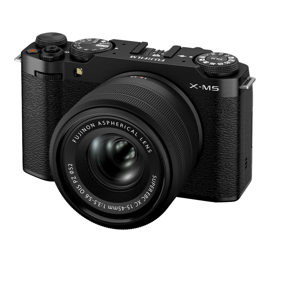 FUJIFILM 富士】X-M5 + XC 15-45mm KIT*(平行輸入)-黑色| 微單-全片幅
