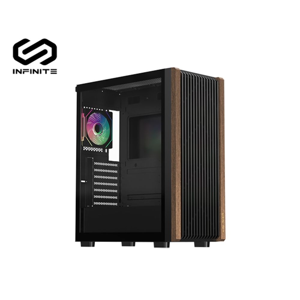 【Mavoly 松聖】INFINITE TIMBER C19 電腦機殼 (E-ATX/內建風扇前3後1/顯卡340mm/塔散16.5mm)