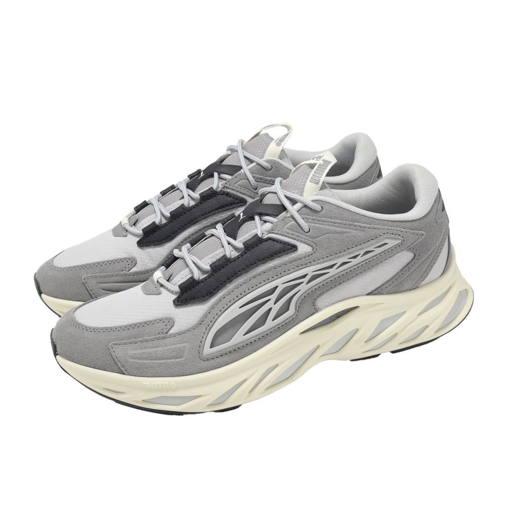 Puma 休閒鞋 Exotek Nitro Earthy 男鞋 灰 米白 氮氣中底 395927-03