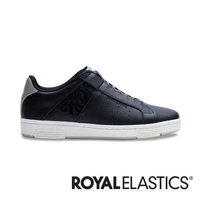 ROYAL ELASTICS ICON OG 黑灰真皮運動休閒鞋 (男) 01951-998