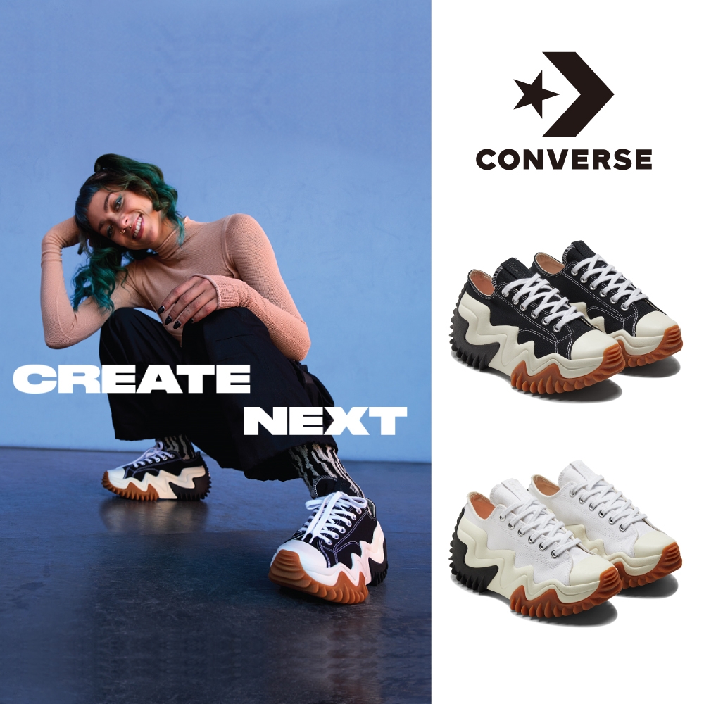 靴 CONVERSE RUN STAR MOTION OX CONVERSE RUN STAR MOTION OX 低筒休閒鞋厚底鞋男鞋女鞋2款任選