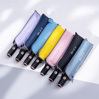 好傘王 電光黑膠降溫反向自動傘(反向傘/抗UV/防曬/遮陽傘/自動雨傘/摺疊傘降溫)(買1送1)