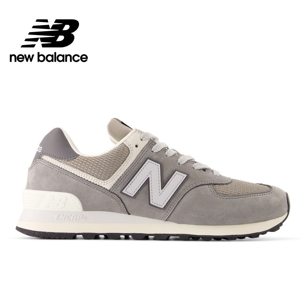 【New Balance】574系列復古鞋_中性_4款任選(U574SKB/U574SNV/U574SRR/U574SGG) 574 (B.中性_灰色-U574SNV)