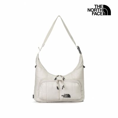 【The North Face 官方旗艦】北面男女款淺灰色輕量休閒單肩包｜8K8EMYB 斜背包