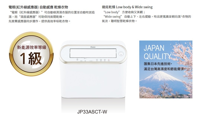 DAIKIN大金 JP33ASCT-W - 詳情2