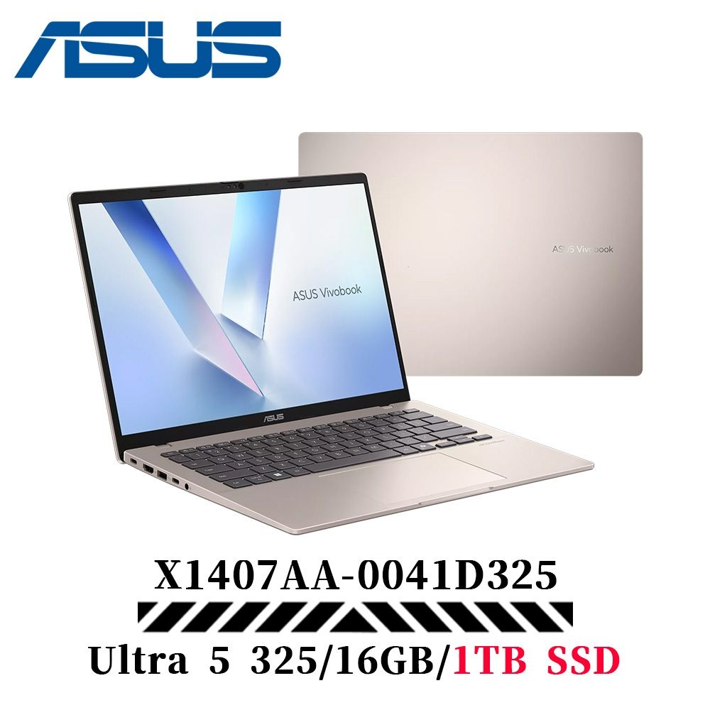 ASUS 華碩Vivobook 14 X1407AA-0041D325 14吋AI效能筆電特仕機(Ultra 5
