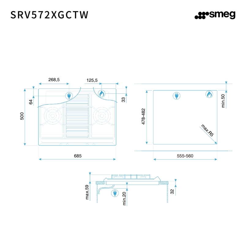 SMEG義大利 SRV572XGCTW - 詳情1