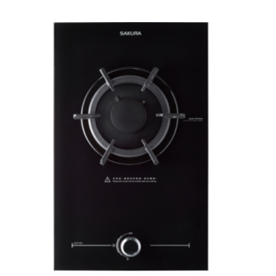 SAKURA櫻花牌 (全省安裝)櫻花單口併爐黑色瓦斯爐桶裝瓦斯G-2112GBL
