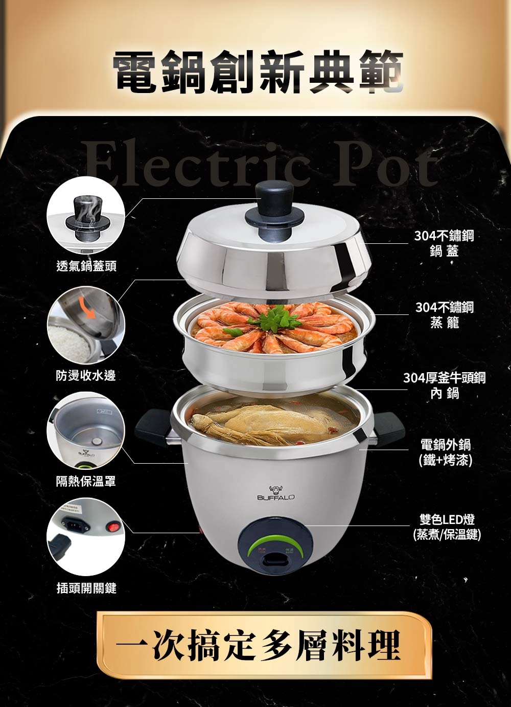 BUFFALO牛頭牌 TC-28UC - 詳情5