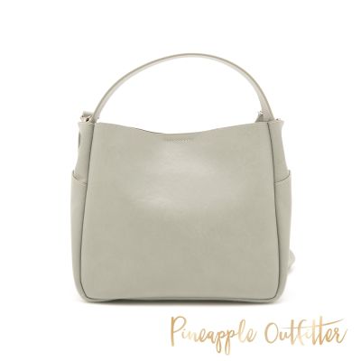 Pineapple Outfitter-溫婉知性真皮兩用包-藍色