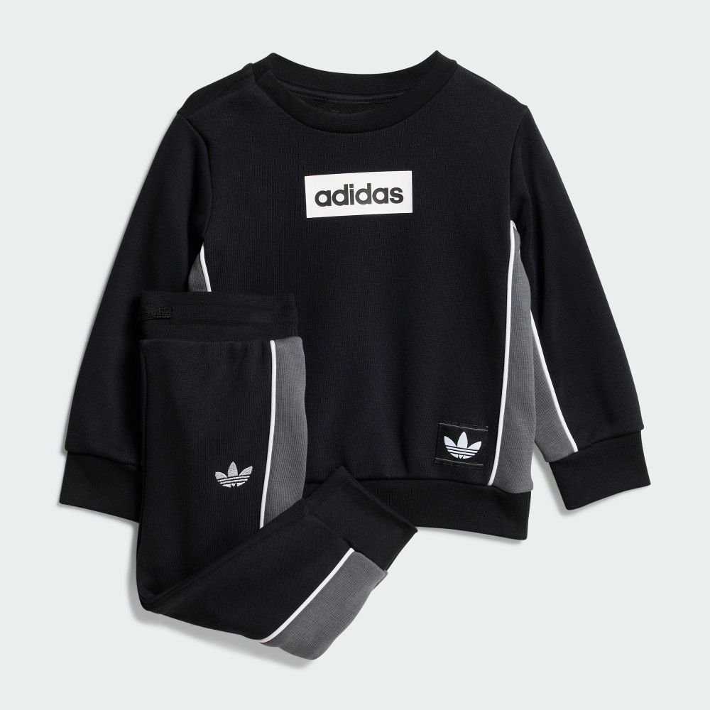 adidas 愛迪達】 運動套裝長袖/長褲嬰幼童裝- Originals JX3873 | 上衣