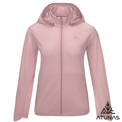 【ATUNAS 歐都納】女款精彩隨行輕薄風衣外套(A2GA2607W淺粉/抗UV防曬/透氣/戶外/休閒旅遊/日常穿搭)