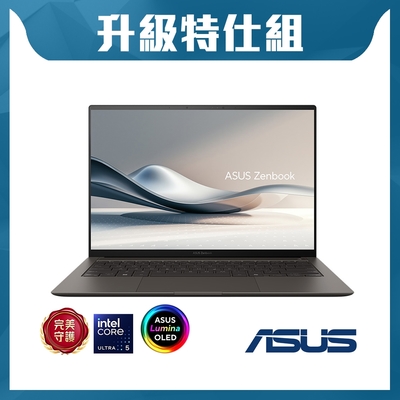 ASUS華碩 ASUS UX5406SA 14吋3K特仕筆電 Ultra 5-226V/16GB/4TB SSD/EVO/OLED/曜岩灰/Zenbook S 14