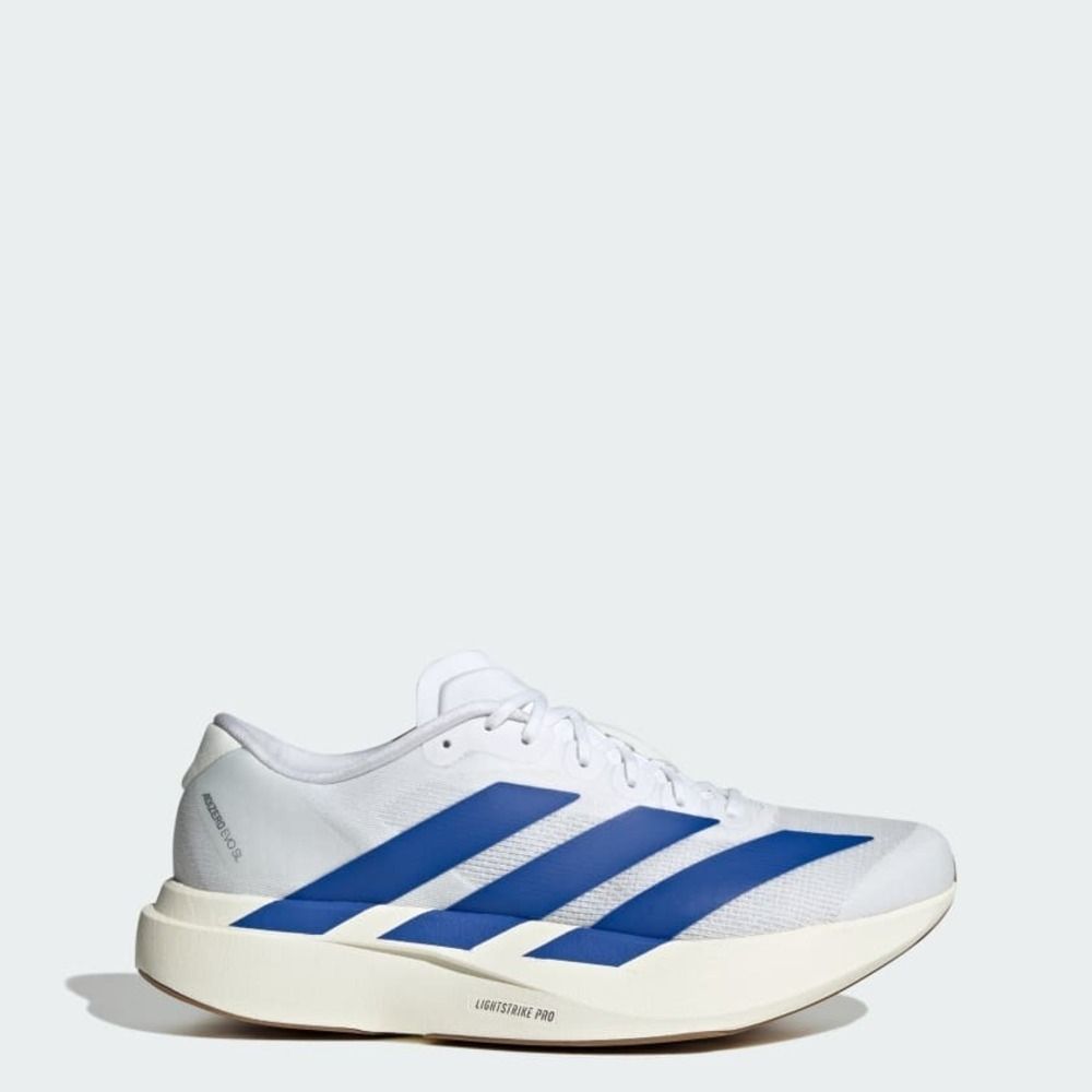 Adidas Adizero Evo Sl M JS4494 男 慢跑鞋 彈力 支撐 緩震 白 藍