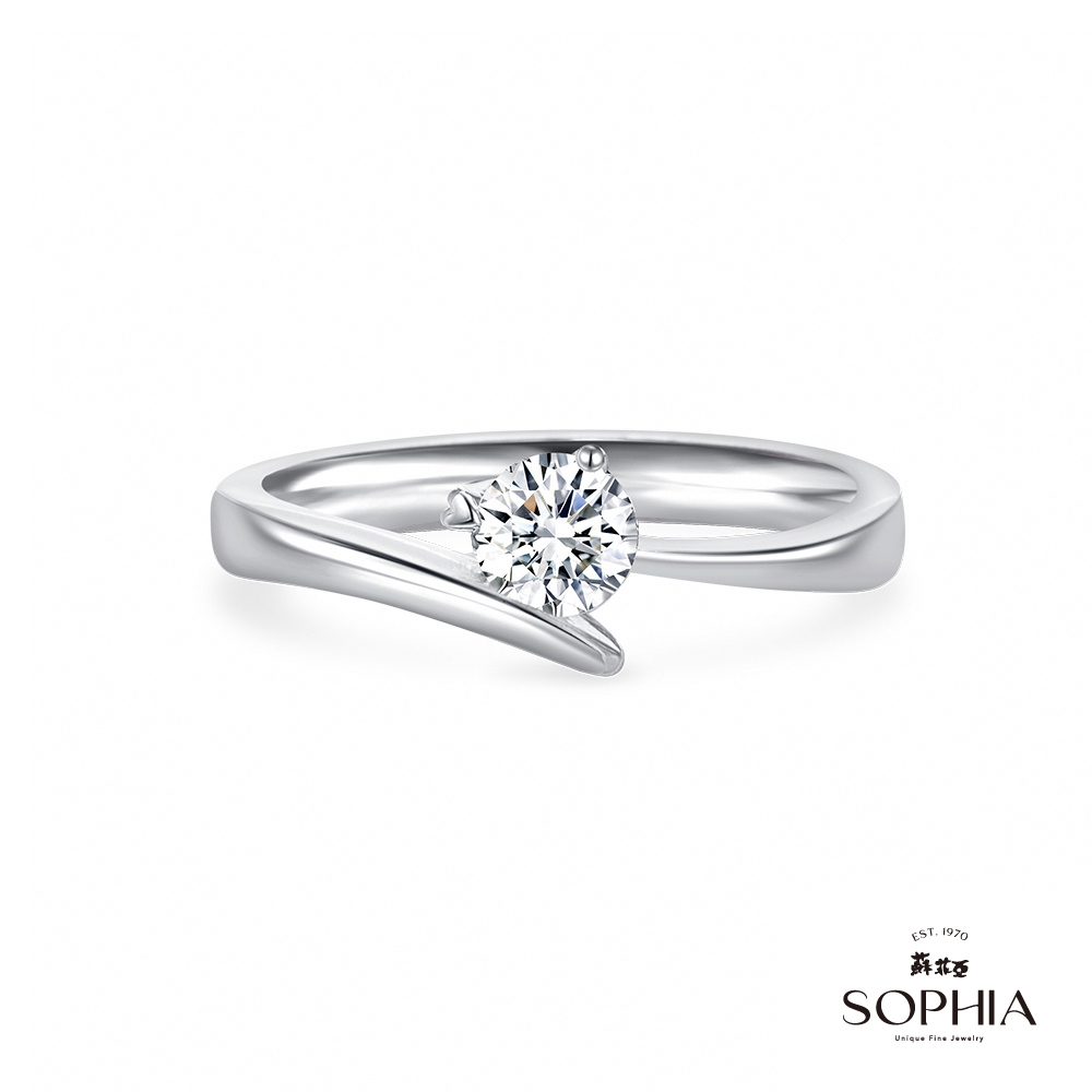 SOPHIA 蘇菲亞珠寶 - 傾心 30分 GIA G/SI2 18K金  鑽石戒指