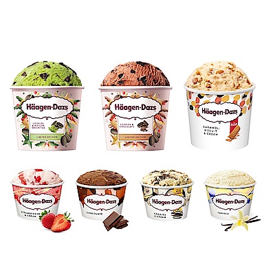 哈根達斯 餅乾派對迷你杯/ 堅果派對迷你杯16入組 任選